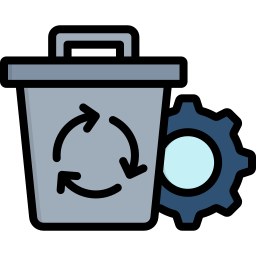 Waste management icon