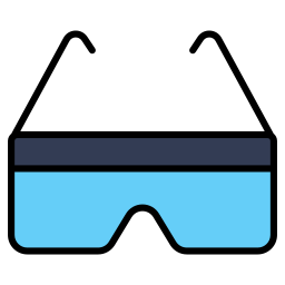 gafas de realidad virtual icono