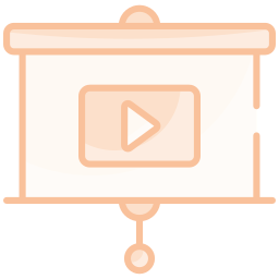 Video projector icon