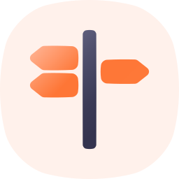 Road sign icon