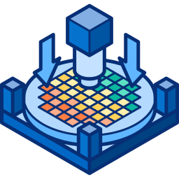 wafer-indringende test icoon