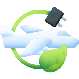 Sustainable travel icon