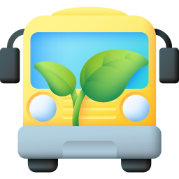 Eco bus icon