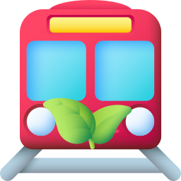 treno ecologico icona
