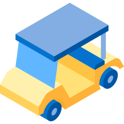 Golf cart icon