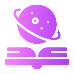 astronomie boek icoon