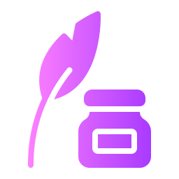 Feather pen icon