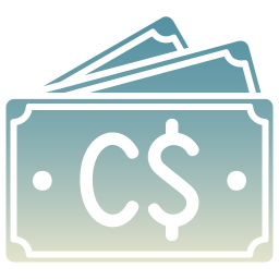 kanadischer dollar icon