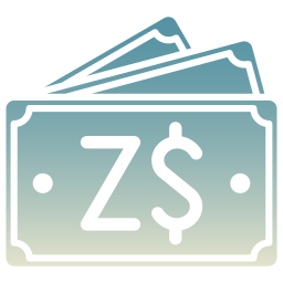 dollaro dello zimbabwe icona