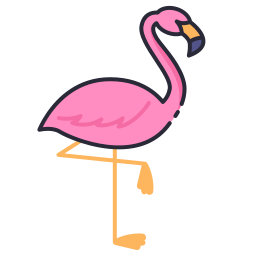 flamingo icoon