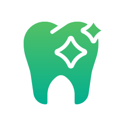 Clean tooth icon