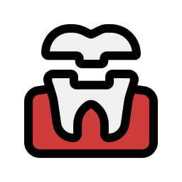 Crown teeth icon