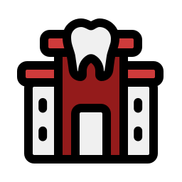 Dental hospital icon