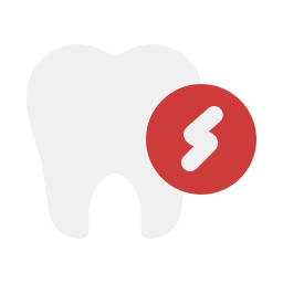 Sensitive tooth icon