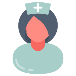 enfermera quirúrgica icono
