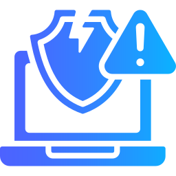 Security breach icon