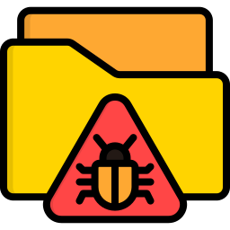 Infected folder icon