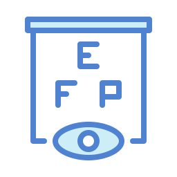 examen des yeux Icône