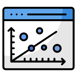 Scatter plot icon