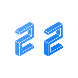 número 22 icono