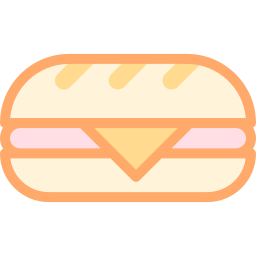 sándwich icono