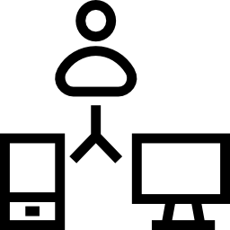 la mise en réseau Icône