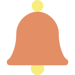 Campana de la escuela icono