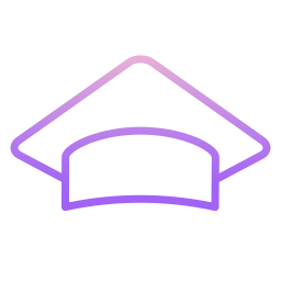 Graduation hat icon