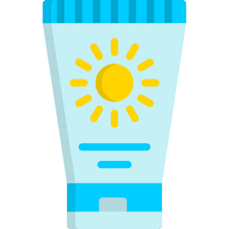 crema solar icono