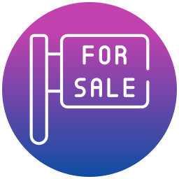 For sale sign icon