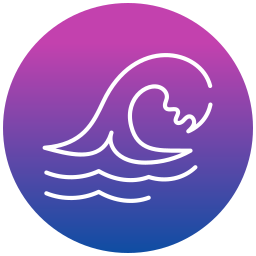 Океанская волна иконка