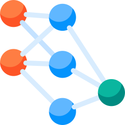 réseau neuronal Icône