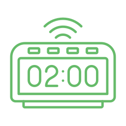 Smart clock icon