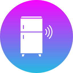 Smart refrigerator icon