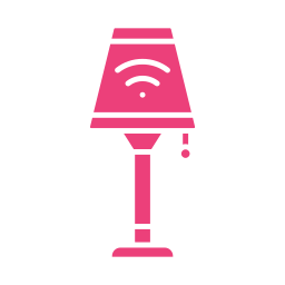lámpara inteligente icono
