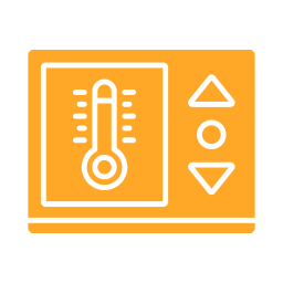 controllo della temperatura icona