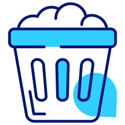 Trash bin icon