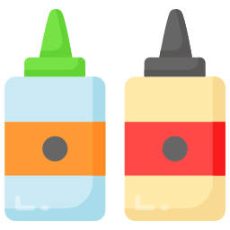 botella de pegamento icono