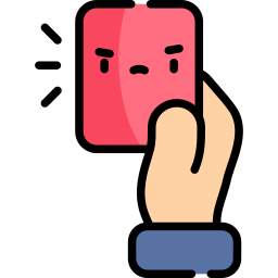 Red card icon