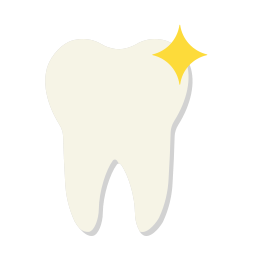 Clean tooth icon