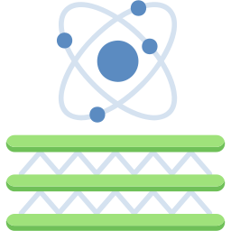 dépôt de couche atomique Icône