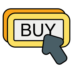 botón comprar icono