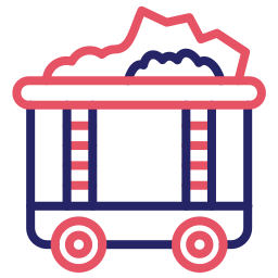 Mining cart icon