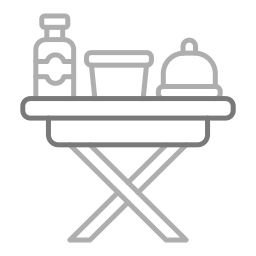 table d'extérieur Icône