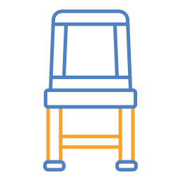 krzesło kempingowe ikona