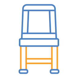 Camping chair icon