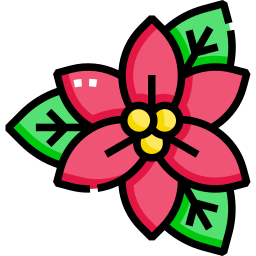 Poinsettia icon