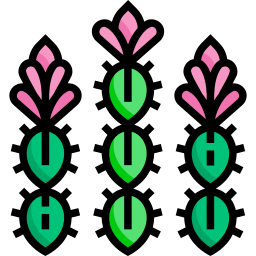 flor de cactus de navidad icono