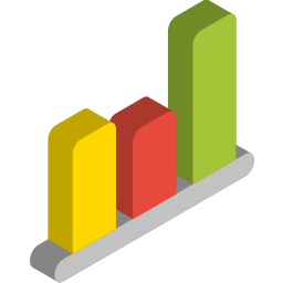 graphique à barres Icône