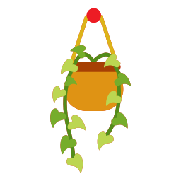hangende plant icoon